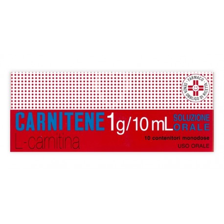 Alfasigma Carnitene Soluzione Orale L-Carnitina 10 Flaconcini