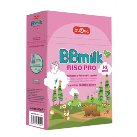 BBMilk Riso Pro 1-3 Latte in Polvere per Allergici 400 g