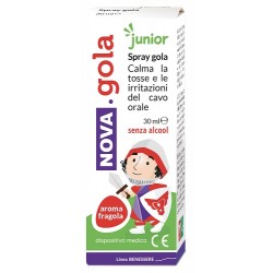 Nova Gola Spray Junior contro la Tosse al Gusto Fragola 30 ml