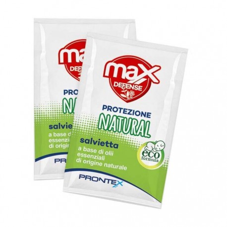 Prontex - Prontex Max Defense Repellente In Salviette Naturali 15 Pezzi