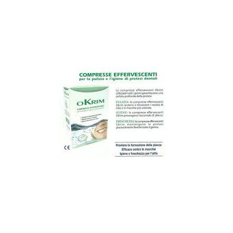 Pluripharma - Okrim Compresse Per Igiene Delle Protesi Dentali 24 Pezzi