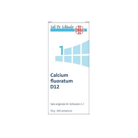 Calcium Fluoratum D12 DHU Rimedio omeopatico per il sostegno delle ossa 200 compresse