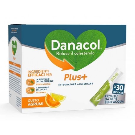 Danacol Plus+ Integratore Colesterolo 30 Stick