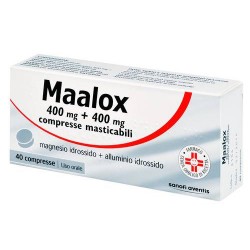 Sanofi Maalox Antiacido 40 Compresse Masticabili 