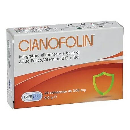 Laerbium Pharma Cianofolin integratore per sistema nervoso 30 compresse