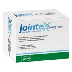 Jointex Siringa intra-articolare con acido ialuronico 16Mg/2Ml 2 ml 5 Pezzi