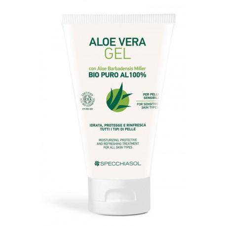 Specchiasol Gel di Aloe Vera Bio Puro 100% 150 ml