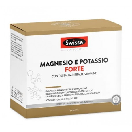 Swisse Magnesio e Potassio Forte Integratore 24 Bustine