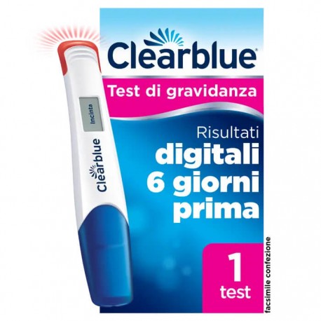 Clearblue Test di Gravidanza Digitale Precoce 1 Pezzo