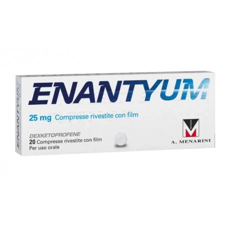 Enantyum 25 mg farmaco antinfiammatorio 20 compresse