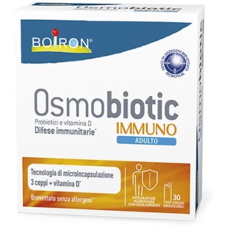 Boiron Osmobiotic Immuno Adulto Integratore senza edulcoranti 30 Stick