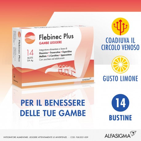 Alfasigma Flebinec Plus 14 Bustine