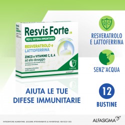 Alfasigma Resvis Forte Xr Integratore Antiossidante 12 Buste
