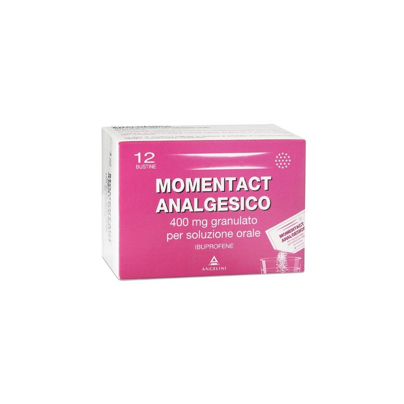 Angelini Momentact Analgesico 12 Buste Granulari 400 mg