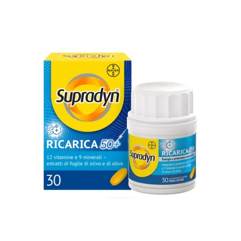 Bayer Supradyn Ricarica 50+ Vitamine e Minerali 30 Compresse