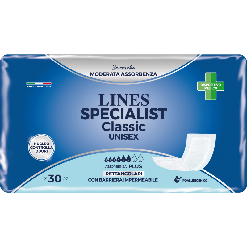 Lines Specialist - Fater Lines Specialist Classic Plus Rettangolare Con Barriera 30 Pezzi