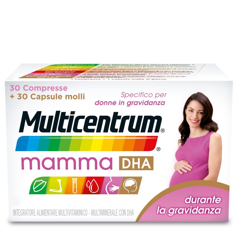 Multicentrum Mamma DHA 30 compresse+30 capsule Integratore gravidanza