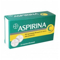 Aspirina C 400mg+240mg 10Cpr Effervescente Febbre e Raffreddore