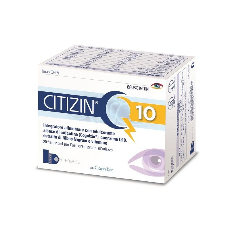 Citizin Q10 Integratore Vista (20flac x10ml)