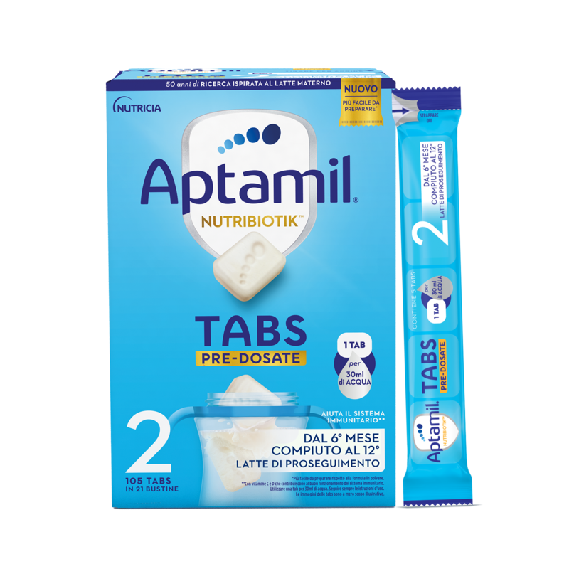 Aptamil Nutribiotik TABS 2 Latte 21 bustine