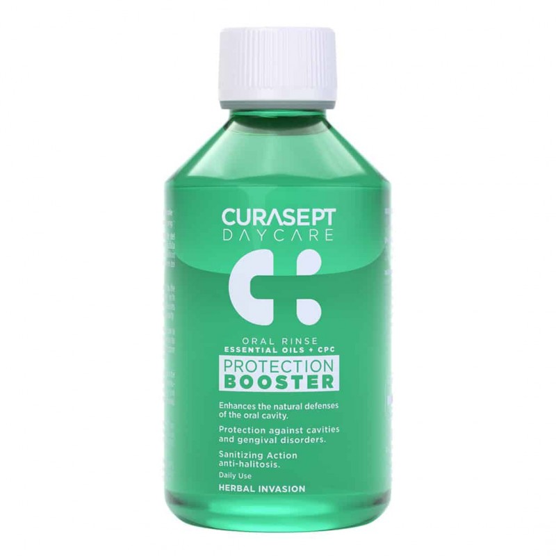 Curasept Daycare Protection Booster Collutorio Antiplacca Herbal 250ml