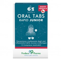 GSE Oral Tabs Rapid Junior Lenitivo Mucosa Orofaringea 12cpr