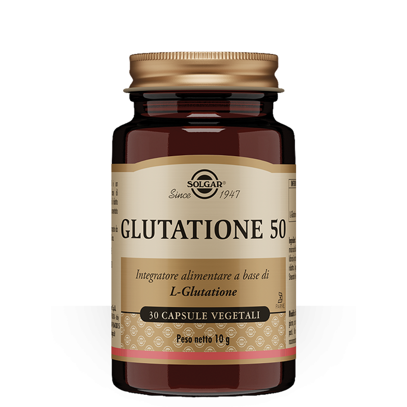 Solgar Glutatione 50 Integratore Antiossidante 30 Capsule