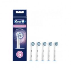 Oral-B Sensitive Clean Testine di Ricambio per Spazzolino Elettrico 5 pezzi