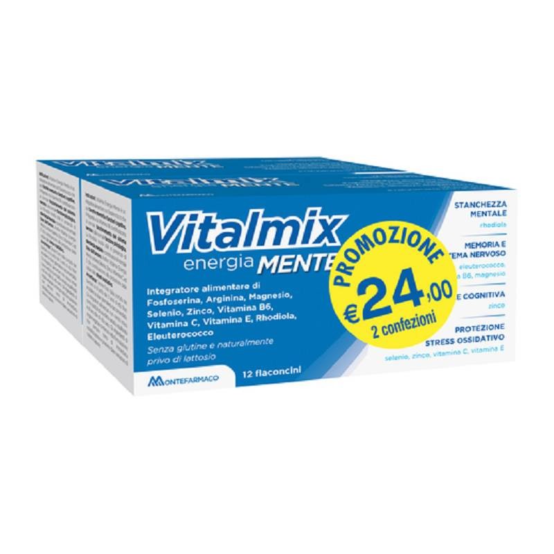 Vitalmix Energia Mente Confezione Promo 2x12 flaconcini da 12ml