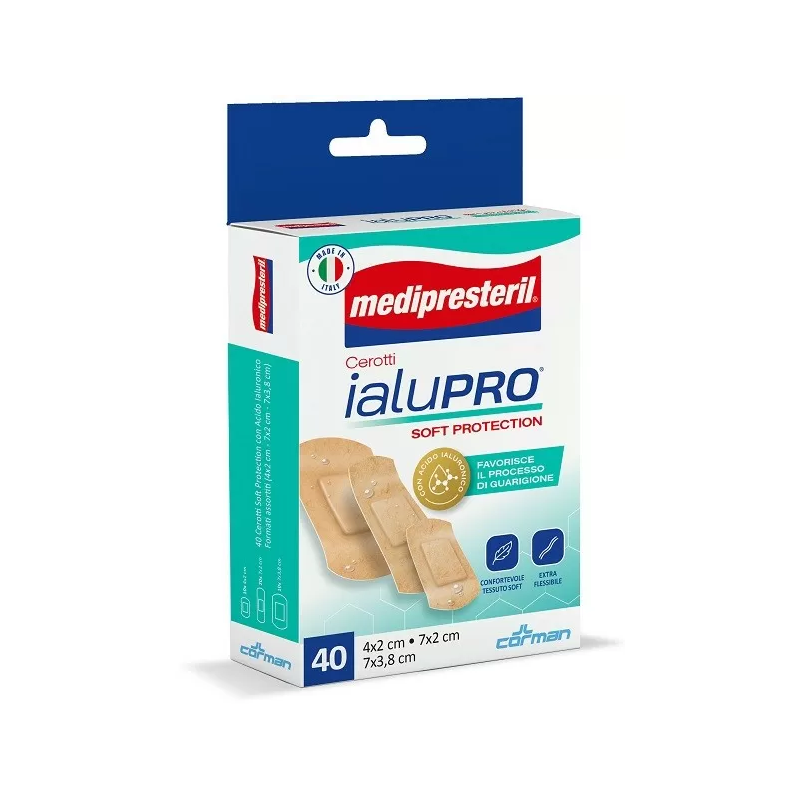 Medipresteril Cerotti IaluPRO Soft Protection Mix Comformabili 40pz