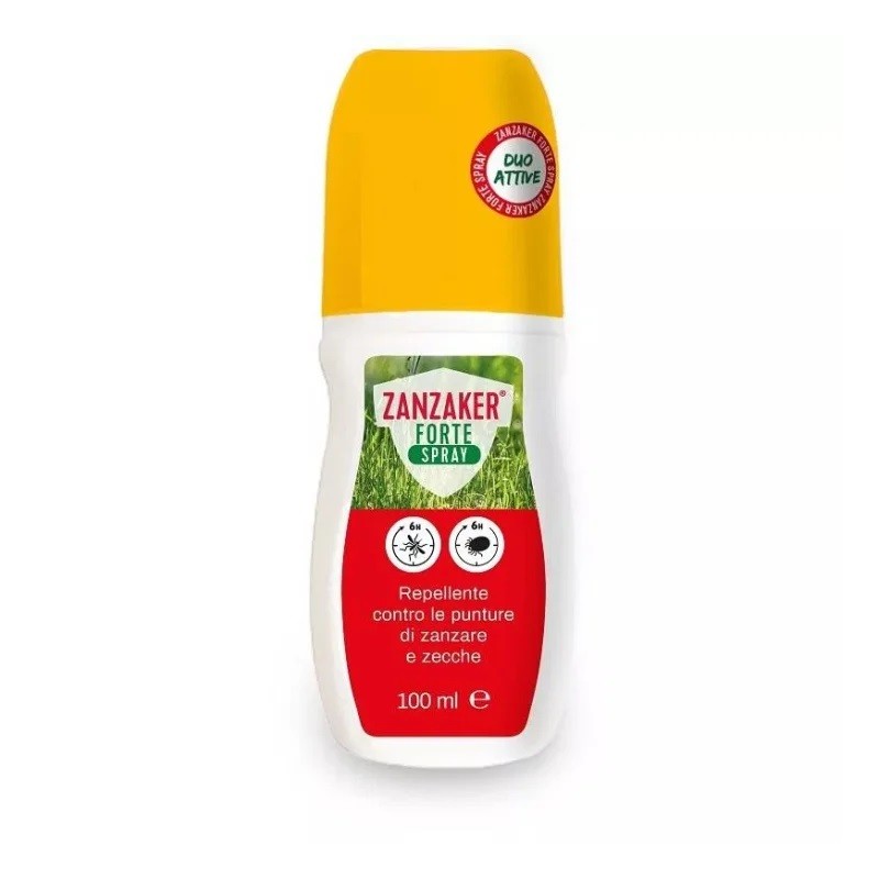 Schwabe Pharma Zanzaker Forte Spray Repellente Zanzare e Zecche 100ml