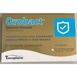 Orobact Integratore di Fermenti Lattici, Minerali e Vitamine 30 compresse idrosolubili