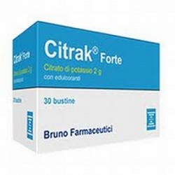 Bruno Farmaceutici Citrak Forte Integratore Potassio 30 Bustine