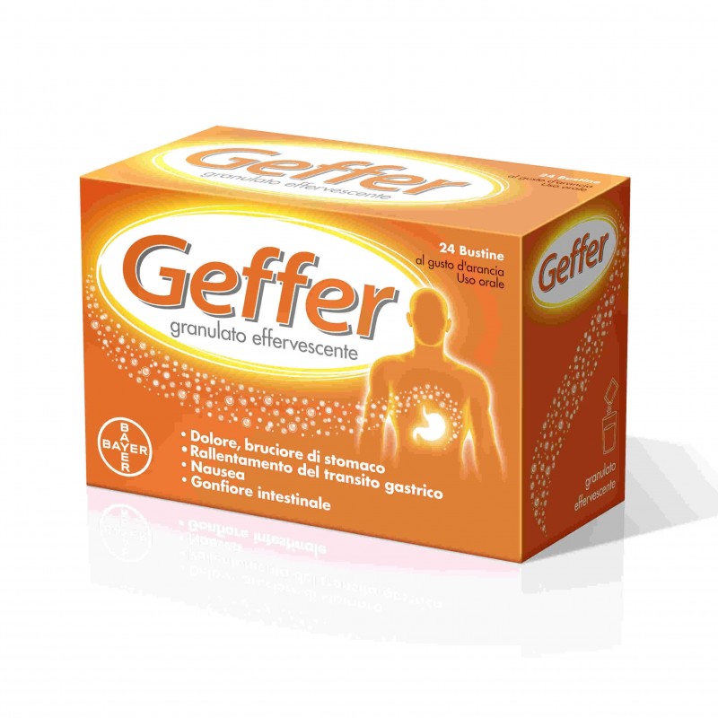 Geffer 24 Bustine Granulato Effervescente Antiacido