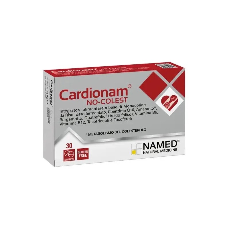 Named Cardionam No Colest integratore per il colesterolo 30 compresse