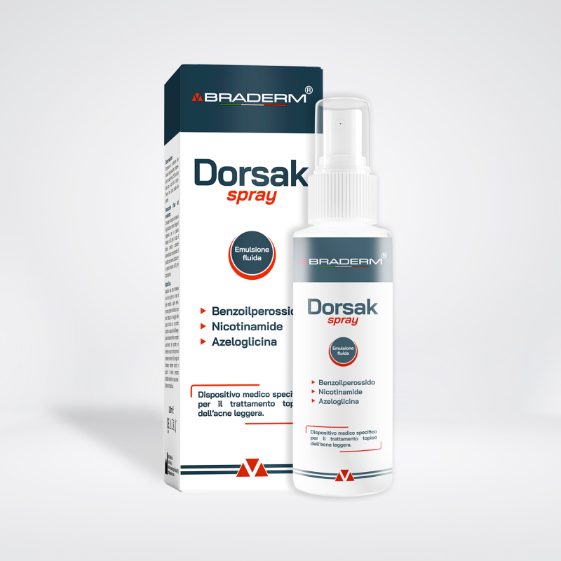Braderm Dorsak Spray per acne 100ml