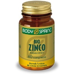 Angelini Body Spring Zinco Integratore Difese Immunitarie 60 Compresse
