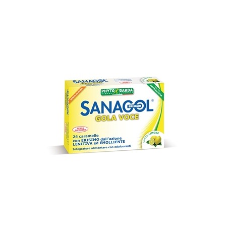 Phyto Garda Sanagol Gola Voce Limone 24 Caramelle