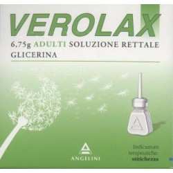 Angelini Verolax Adulti Soluzione Rettale 6 Contenitori Monodose 6,75 g