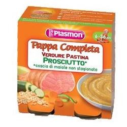 Plasmon Omogeneizzato Pappe Prosciutto Verdura Pastina 190 G X 2 Pezzi