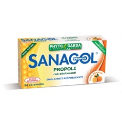 Phyto Garda Sanagol Propoli Senza Zucchero Arancia 24 Caramelle