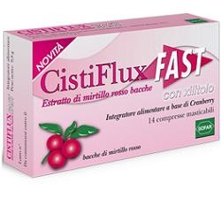 Sofar Cistiflux Fast Integratore Vie Urinarie 14 Compresse Masticabili
