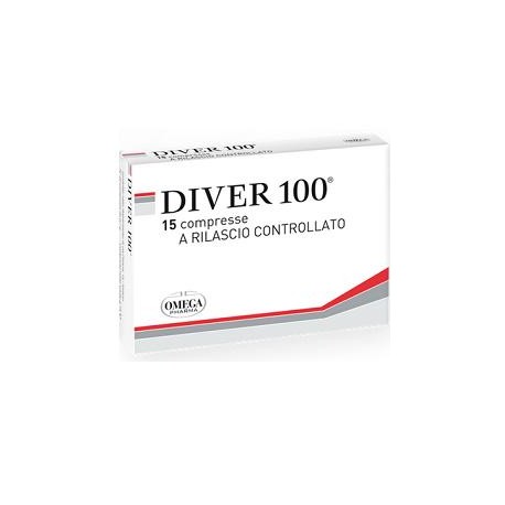 Omega Pharma Diver 100 Integratore Funzione Digestiva 15 Compresse