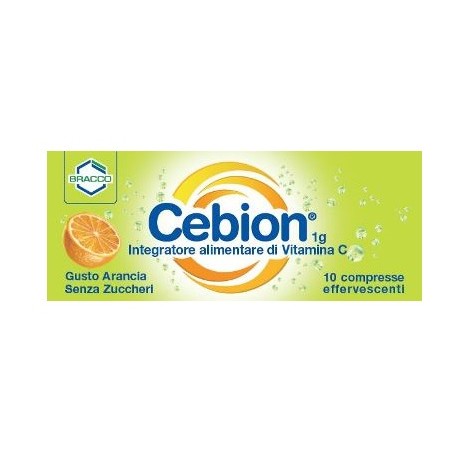 Cebion Integratore Vitamina C Senza Zucchero 10 Compresse Effervescenti