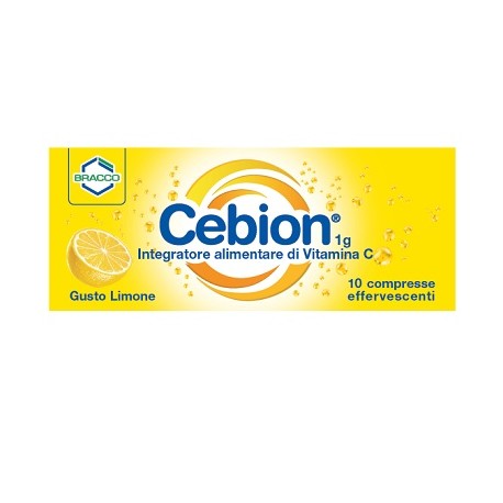 Cebion Integratore Vitamina C Limone 10 Compresse Effervescenti