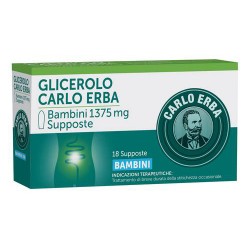 Glicerolo Bambini 18 Supposte 1.375 mg