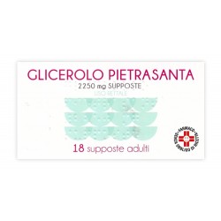 Pietrasanta Glicerolo Adulti 18 Supposte Stitichezza 2.250 mg
