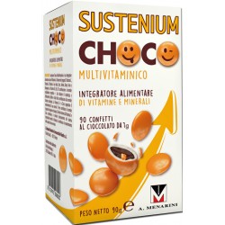 Menarini Sustenium Choco Confetti Integratore Alimentare multivitaminico 90 confetti