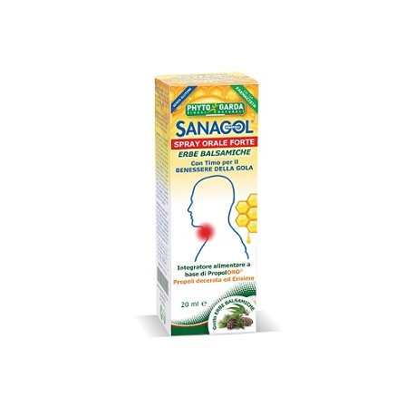 Sanagol Spray Forte erbe balsamiche 20ml.