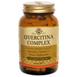 Solgar Quercitina Complex Integratore Difese Immunitarie 50 Capsule